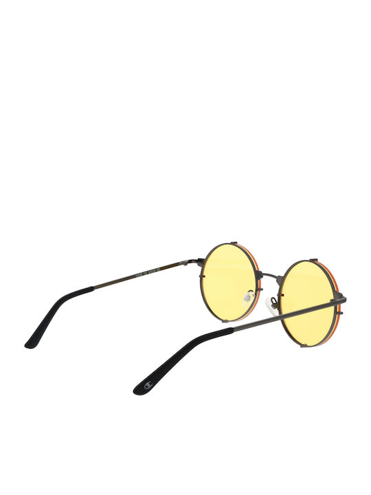 Champion Men's Sunglasses with Blue Metal Frame and Gray Lens CU5138-52C02