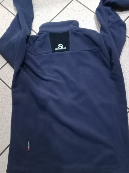 Ανδρική Ζακέτα Fleece Black-grey