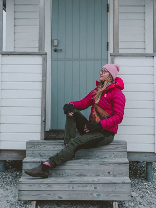 Beanie Unisex Σκούφος Πλεκτός σε Κίτρινο χρώμα