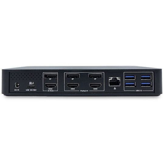 Terra Wortmann AG 810 USB-A / USB-C Stație de andocare cu HDMI/DisplayPort 4K PD Ethernet Negru