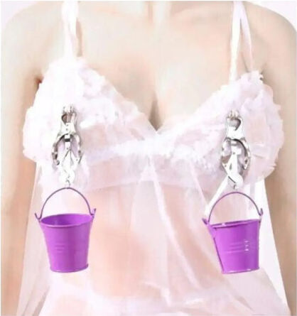 Naughty Toys Σφιγκτήρες Θηλών σε Μωβ Χρώμα