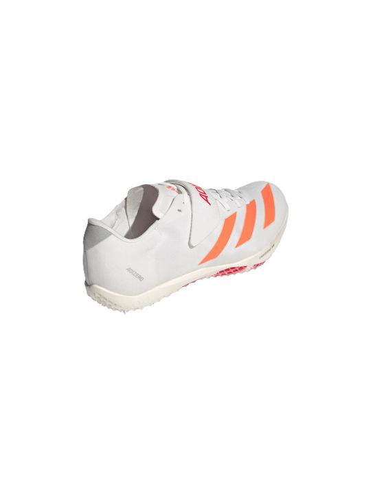 Adizero Hj Sport Shoes Spikes White / Lucid Orange / Lucid Red