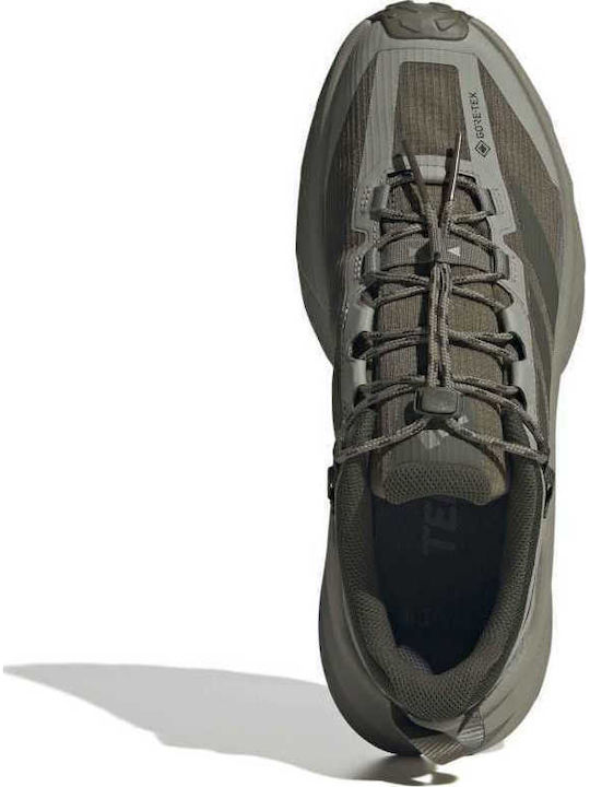 adidas Terrex Men's Hiking Shoes Waterproof with Gore-Tex Membrane Green