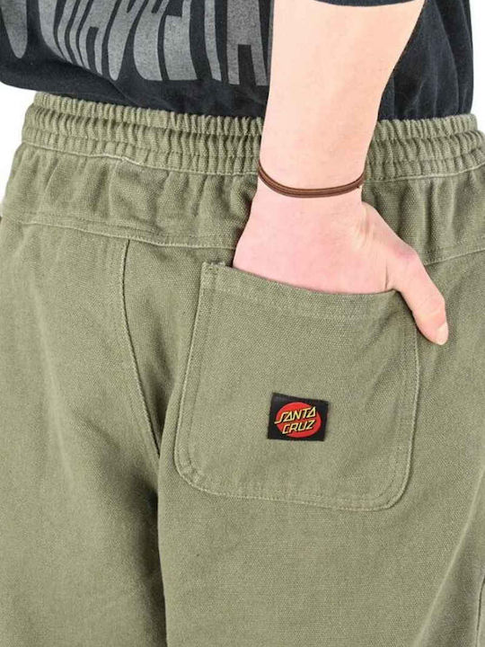 Мъжки Панталон Relaxed Fit Зелен