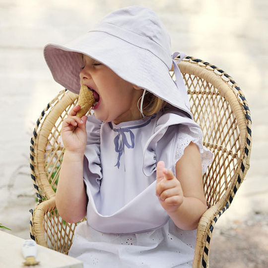 Elodie Details Waterproof Bib Fabric with Hoop & Loop Fastener & Pocket Lavender
