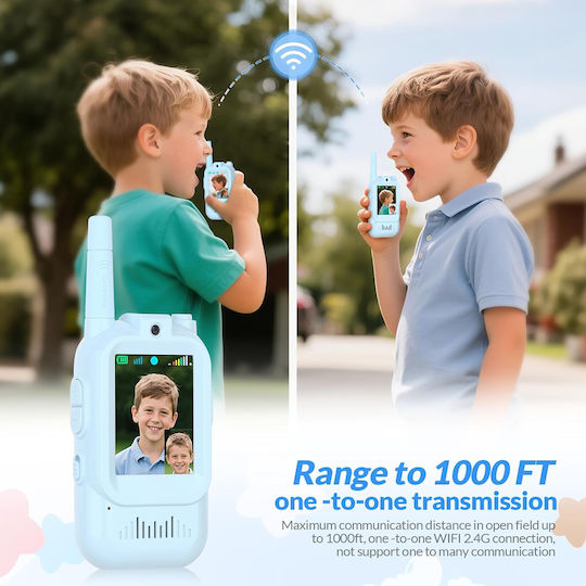 Mafiti Kinder-Walkie-Talkies Für 3+ Jahre 2 Stück