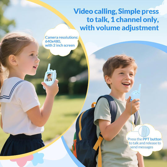Mafiti Kinder-Walkie-Talkies Für 3+ Jahre 2 Stück