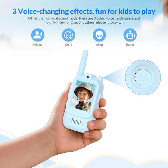 Mafiti Kinder-Walkie-Talkies Für 3+ Jahre 2 Stück