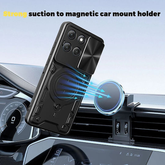 Techsuit Camguard Umschlag Rückseite Blau (Moto G86)