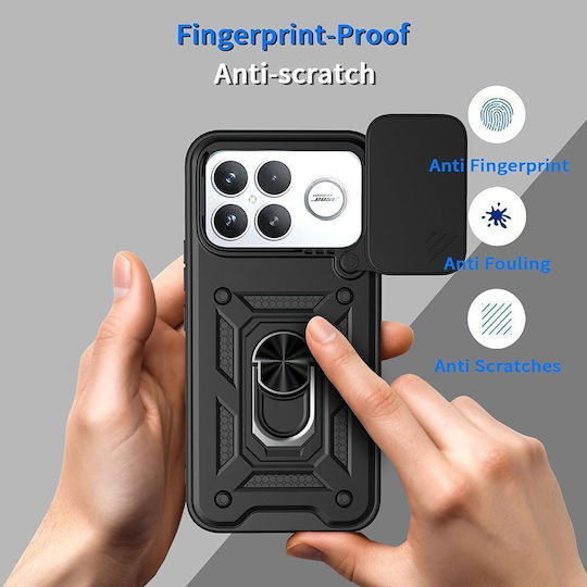 Techsuit Camshield Series Задна корица Черен (Poco F8 Ultra)