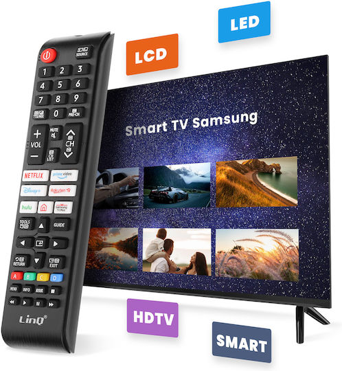 Linq Universal Remote Control Samsung Tvs 8m Range Black