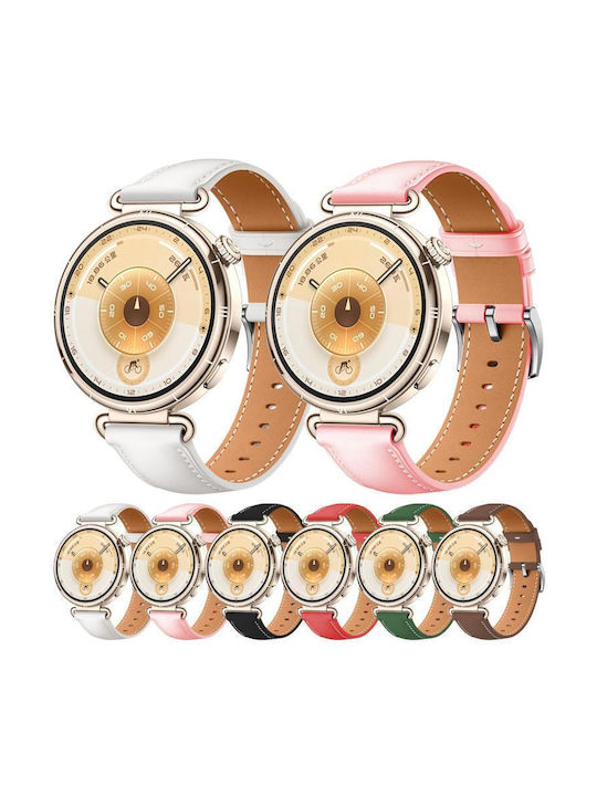 Ασημί Αγκράφα Γνήσιο Δερμάτινο Μπρασελέ Huawei Watch Gt 6 41mm Gt 5 41mm Gt 4 41mm Πράσινο Ασημί Αγκράφα Γνήσιο Δερμάτινο Μπρασελέ Huawei Watch Gt 6 41mm Gt 5 41mm Gt 4 41mm Πράσινο
