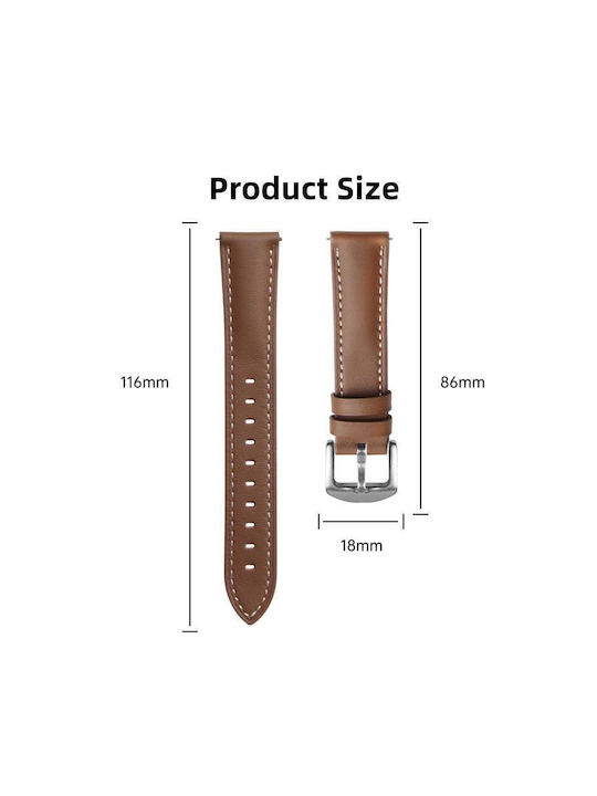 Soft Leather Watch Strap Silver Buckle Huawei Watch GT 6 41mm GT 5 41mm GT 4 41mm Black