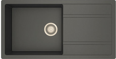 Unixton Drop-In Sink Synthetic Granite W100xD50cm