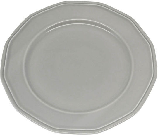 Ankor Premium Classic Teller Untiefe aus Porzellan Gray 27cm 6Stück