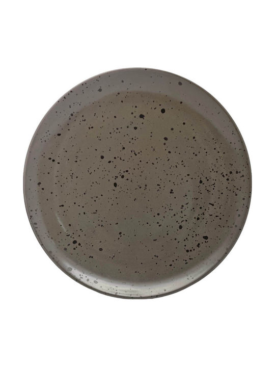 Ankor Premium Plate Shallow made of Porcelain Gray 27cm 6pcs