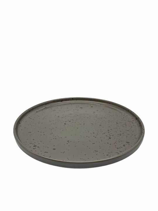 Ankor Premium Plate Shallow made of Porcelain Gray 27cm 6pcs