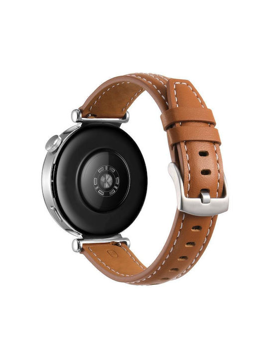 Ασημί Δερμάτινο Μπρασελέ Huawei Watch Gt 6 41mm Gt 5 41mm Gt 4 41mm Κίτρινο Καφέ Ασημί Δερμάτινο Μπρασελέ Huawei Watch Gt 6 41mm Gt 5 41mm Gt 4 41mm Κίτρινο Καφέ