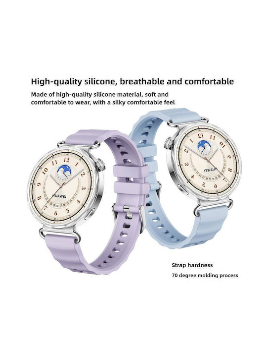 Curea Silicon Argintiu (Huawei Watch GT 6 41mm)