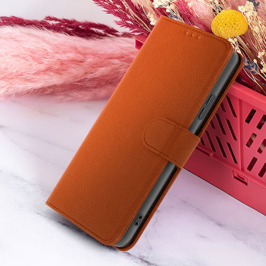 Zanaé Brieftasche Hülle Oppo A57 A77 Realme Narzo 50 5G Braune