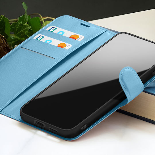 Zanaé Husa Tip Wallet Huawei Y6s Y6 2019 8a Stand Tab Albastru Deschis