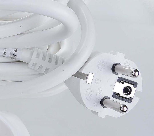 Rum-Lux Steckdosenleiste 3 Positionen mit Kabel 5m
