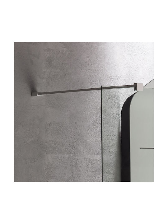 Devon Iwis Walk-in Fixed Side for Shower 37-39x200cm Clear Glass