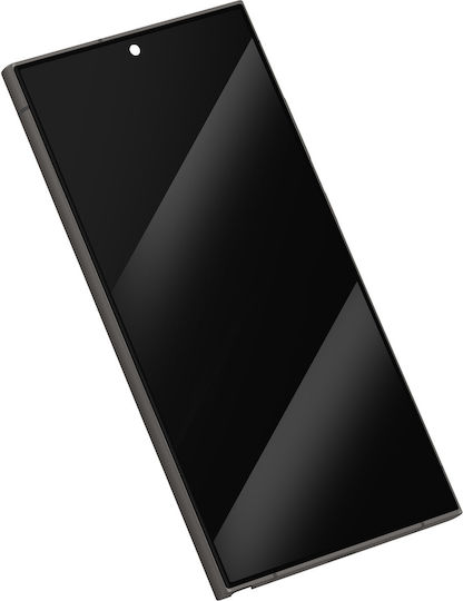 Clappio Weiches OLED Ersatzbildschirm Vollbild Galaxy S24 Ultra Gehäuse Blau