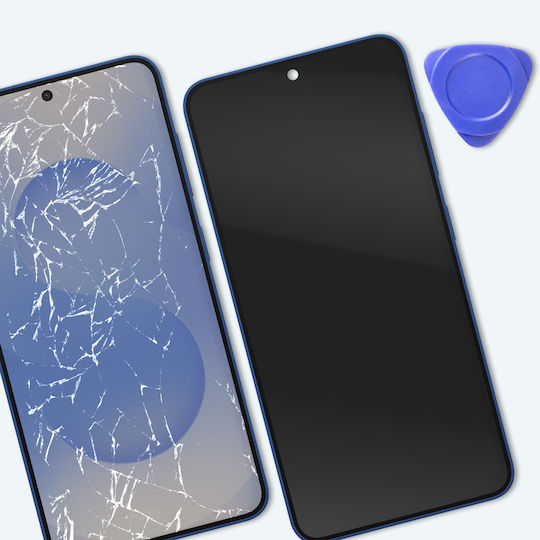 Relife Replacement Lcd Full Screen Galaxy S25 Frame Dark Blue