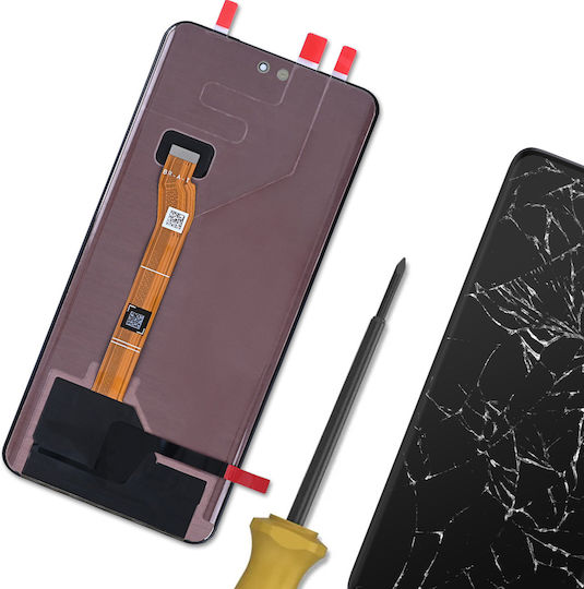 Clappio Kompletter LCD-Bildschirm Ersatzteil Honor Magic 7 Lite mit Touch-Glas Schwarz