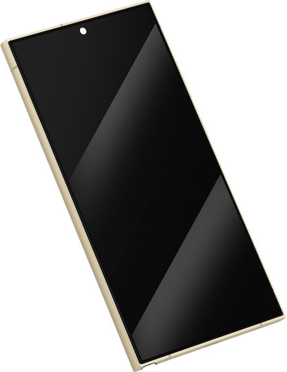 Clappio Soft Oled Replacement Full Screen Galaxy S24 Ultra Chassis Yellow