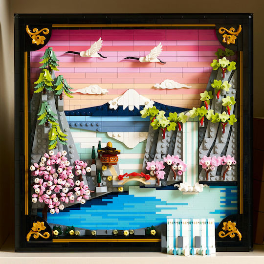 LEGO Art Японски Пейзаж с Черешов Цвят за 18+ Години 1892 Бройки