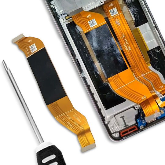 Clappio Motherboard Connection Cable Realme 14 Pro High Quality Flex Connector Black Brown