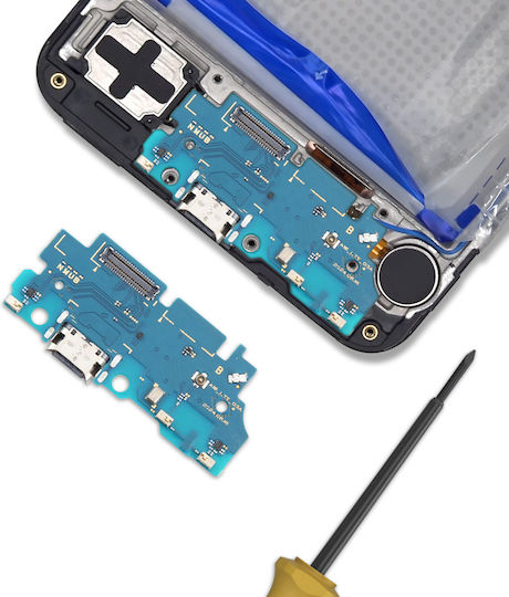 Conector De Încărcare Compatibil Samsung Galaxy A16 5G Piesă De Reparat Neagră