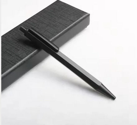 Μεταλλικό Στυλό Valvoro Hexagon Matte Black Θήκη