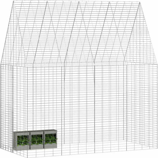 vidaXL Κλουβί Τρωκτικού 400x100x