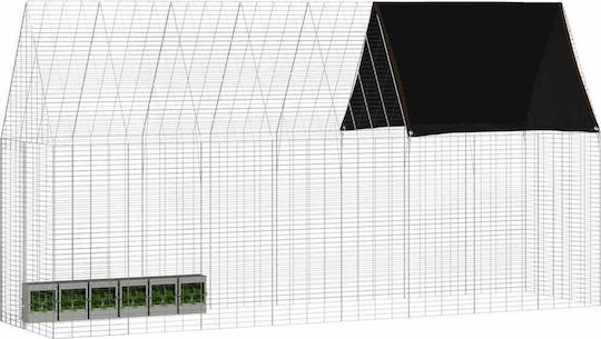 vidaXL Κλουβί Τρωκτικού 400x100x