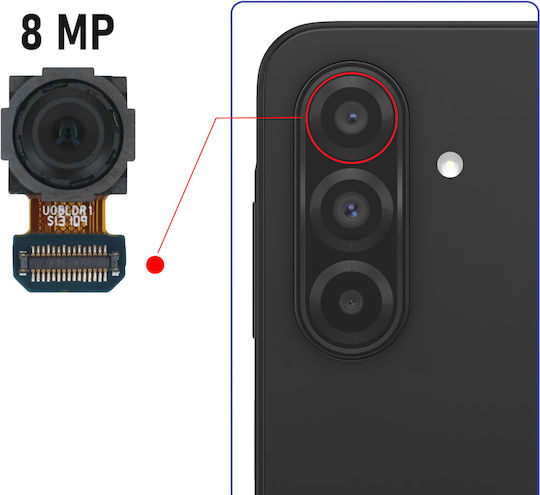 Clappio 8mp Rückfahrkamera Für Galaxy A26 M35 A25 M54 A34 M34 Schwarz