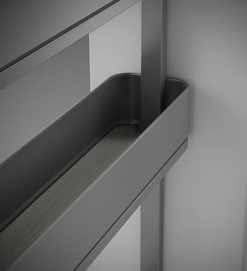 Emuca Expanding Closet Mechanism with Brakes Grey 8381935