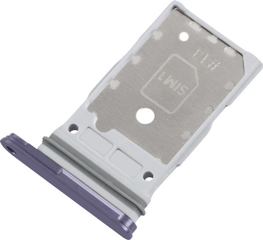 Clappio Sim Card Tray Galaxy S24 S24 Plus Dual Nano Sim Slot Purple