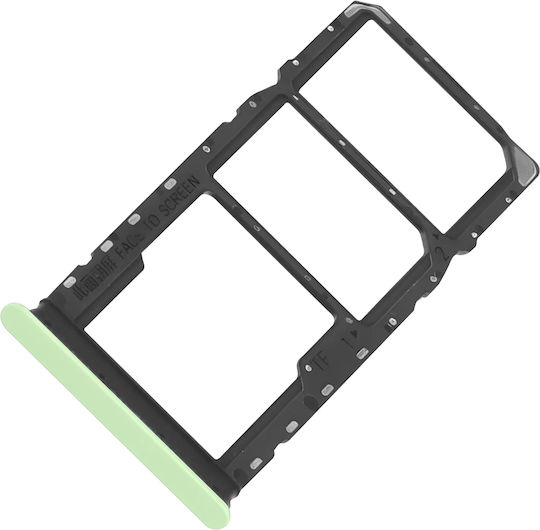 Clappio Tăvi Dual Nano SIM Micro-SD Card De Schimb Redmi A5 4G Negru Verde