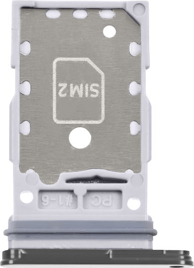 Clappio Sim Card Tray Galaxy S24 S24 Plus Двойна Nano Sim Слот Черен