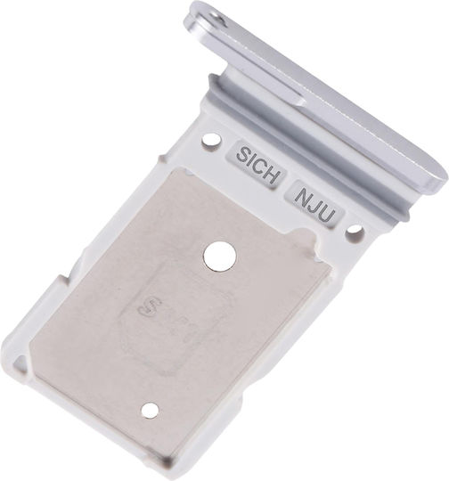 Clappio Compatible SIM Card Tray Galaxy S25 Ultra Dual Nano Silver