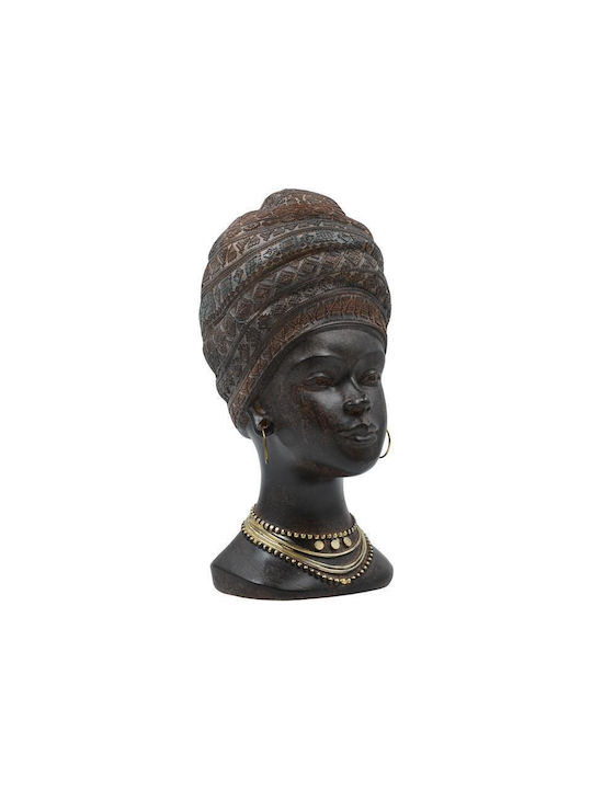 Fylliana Διακοσμητικό Χώρου African Woman Πολυρητίνης 14x16x28cm