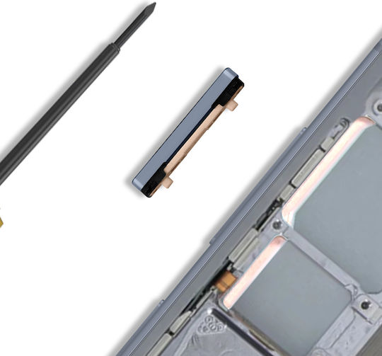 Samsung Originale Seiten-Taste Galaxy S24 S24 Plus Service Pack Blau