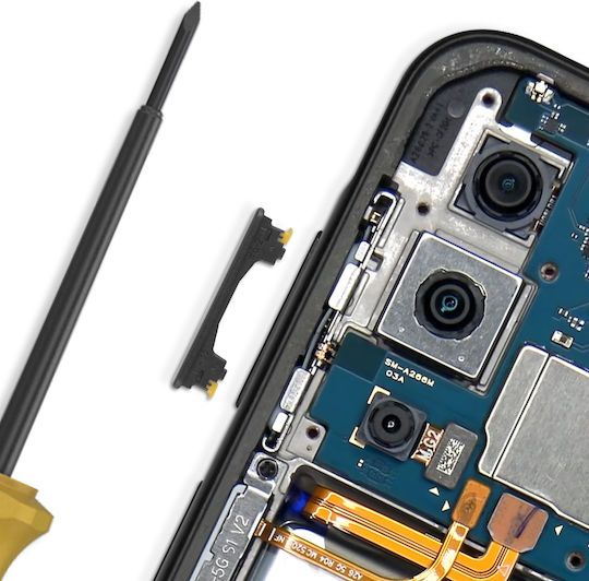 Clappio Buton De Volum De Înlocuire Compatibil Galaxy A26 Negru