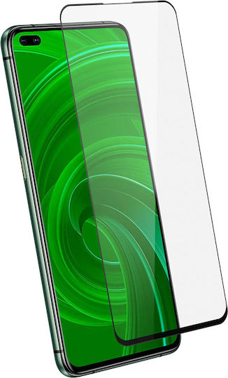 Screen Protector Realme X50 Pro 9h Tempered Glass Beveled Clear Outline Black