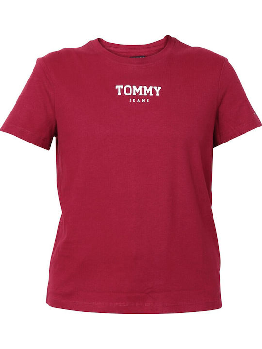 Essential Damen T-Shirt Bordeaux