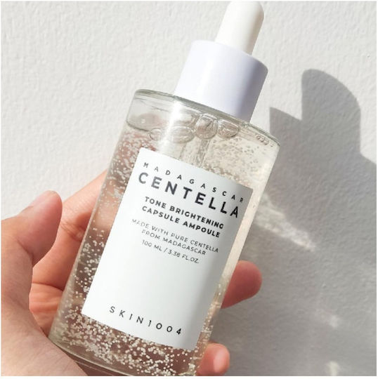 Skin1004 Madagascar Centella Tone Brightening Capsule Ampoule Soothing & Moisturizing Essence Face with Niacinamide for Dark Spots 100ml
