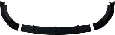 Front Bumper Spoiler Volkswagen Golf 6 Gti Black Glossy